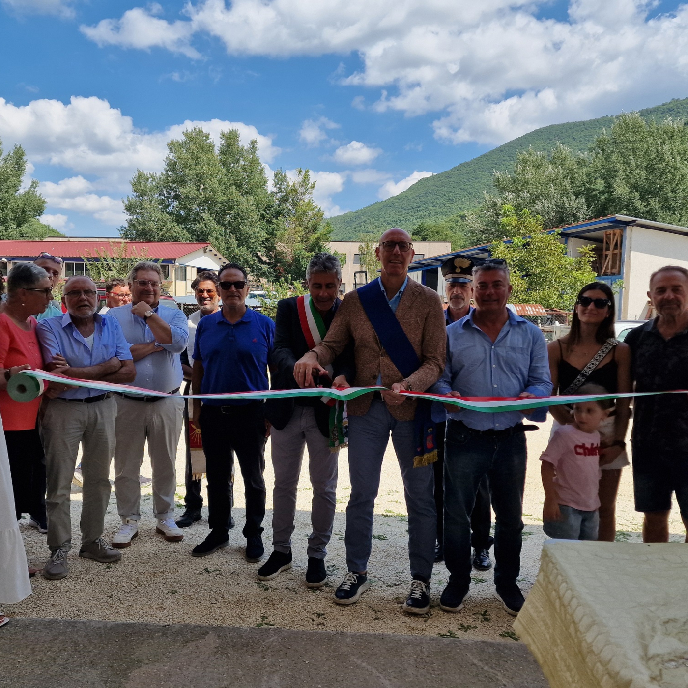 Inaugurata a Cerreto di Spoleto la nuova autorimessa per le esigenze della Valnerina