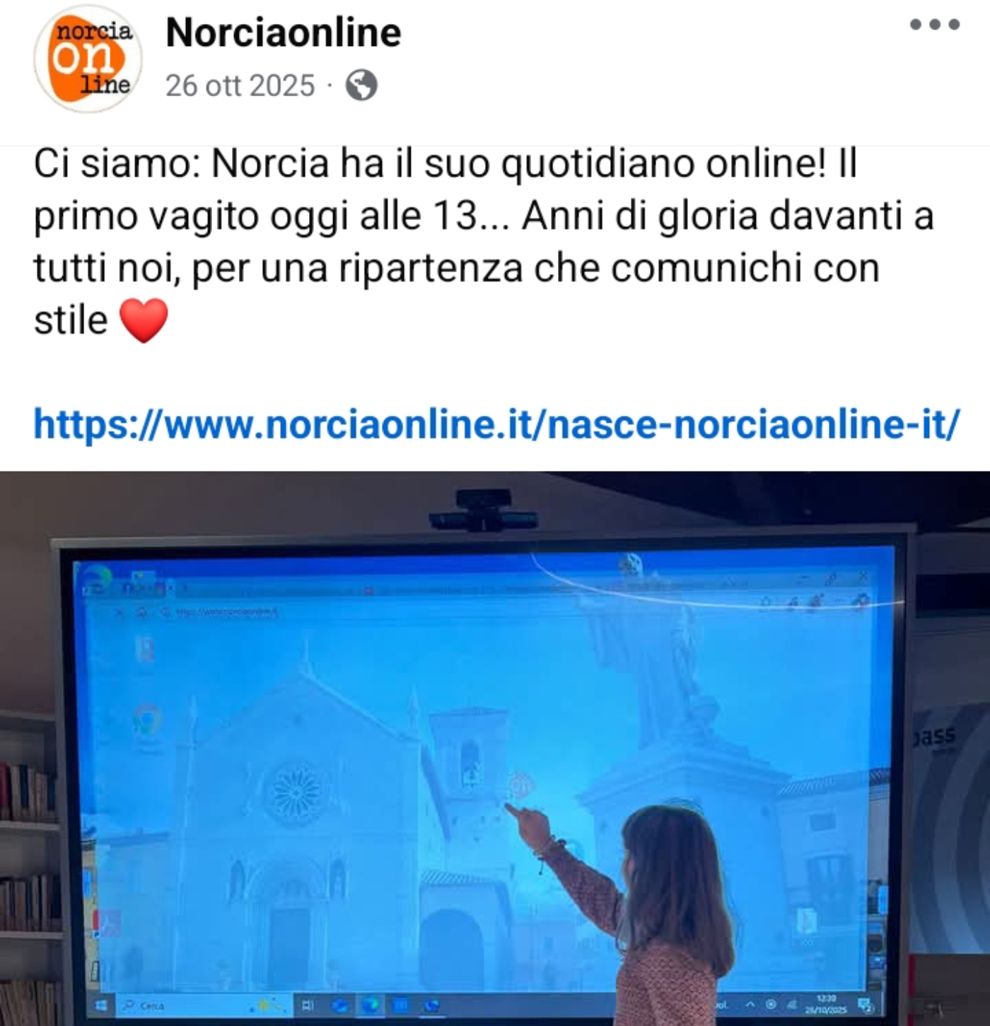 Norciaonline compie un anno!
