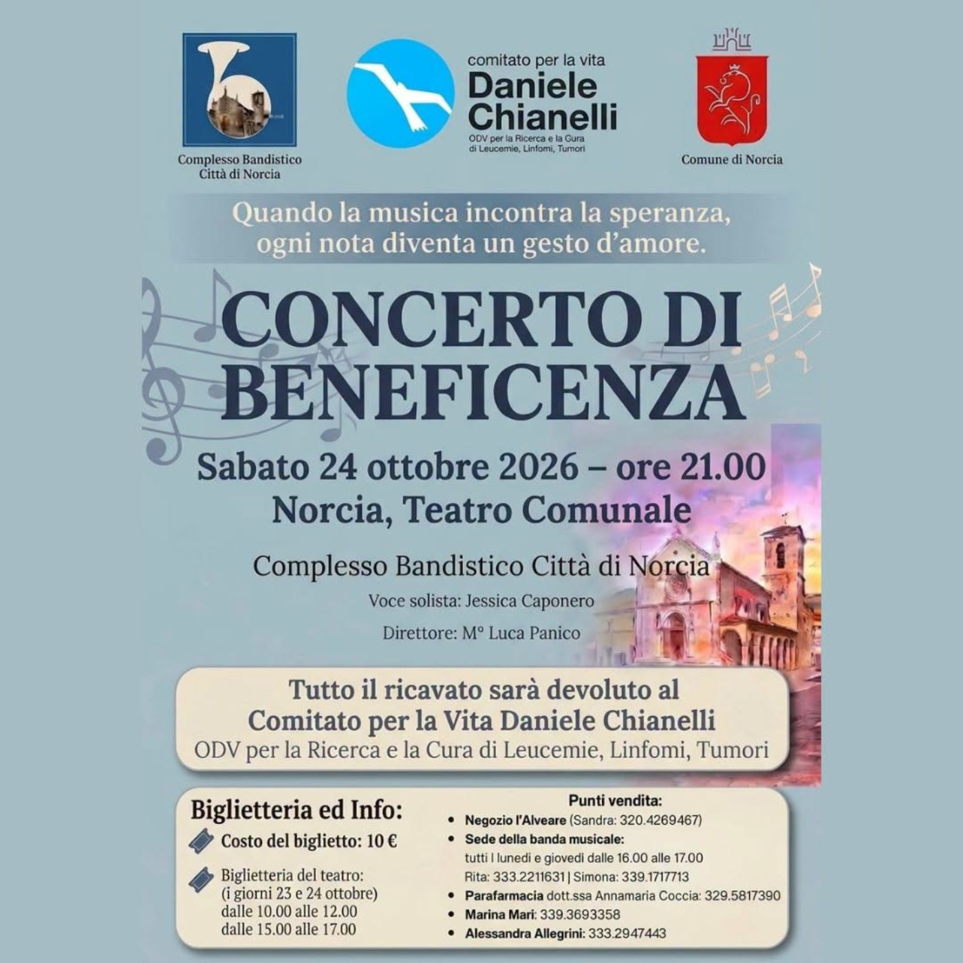 Serata speciale a teatro a sostegno del Comitato per la Vita Daniele Chianelli