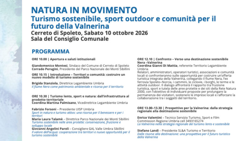 Cerreto di Spoleto si prepara ad ospitare la nuova edizione del Festival delle Acque