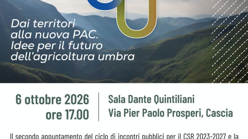 Il futuro dell’agricoltura umbra discusso a Cascia