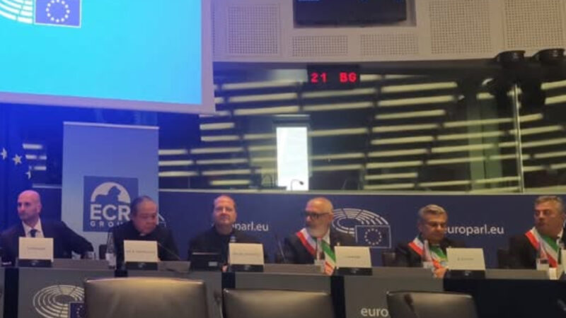 Intitolata a San Benedetto una sala del Parlamento europeo