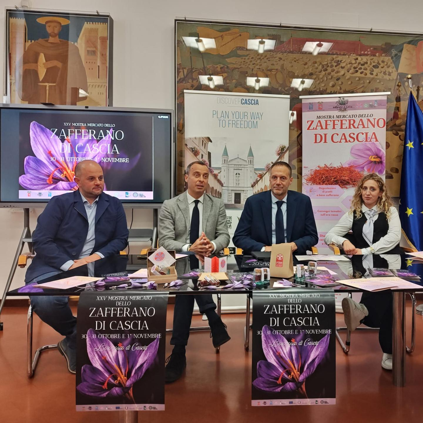 Al via a Cascia la mostra mercato dello Zafferano